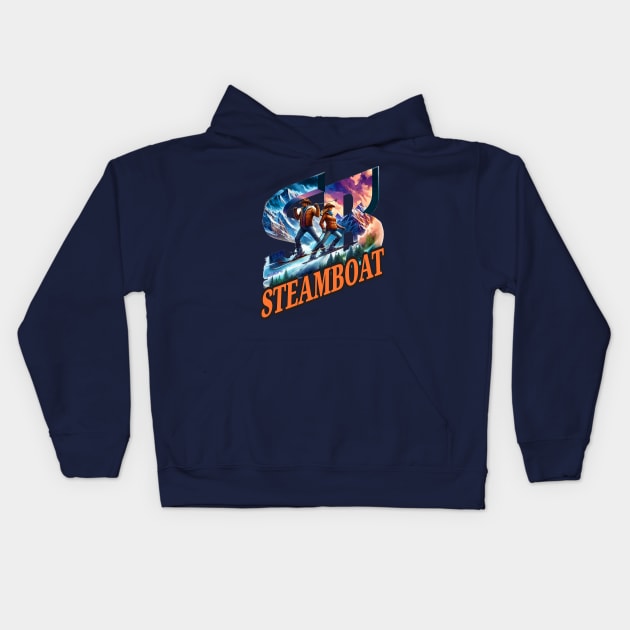 STEAMBOAT Kids Hoodie by Billygoat Hollow